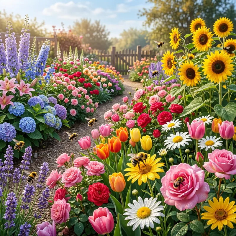 Beautiful Blooming Flores: A Burst of Natural Colors