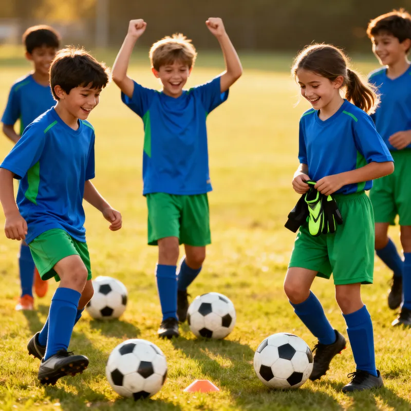 Kids' Soccer Training Joy: Fun & Skills