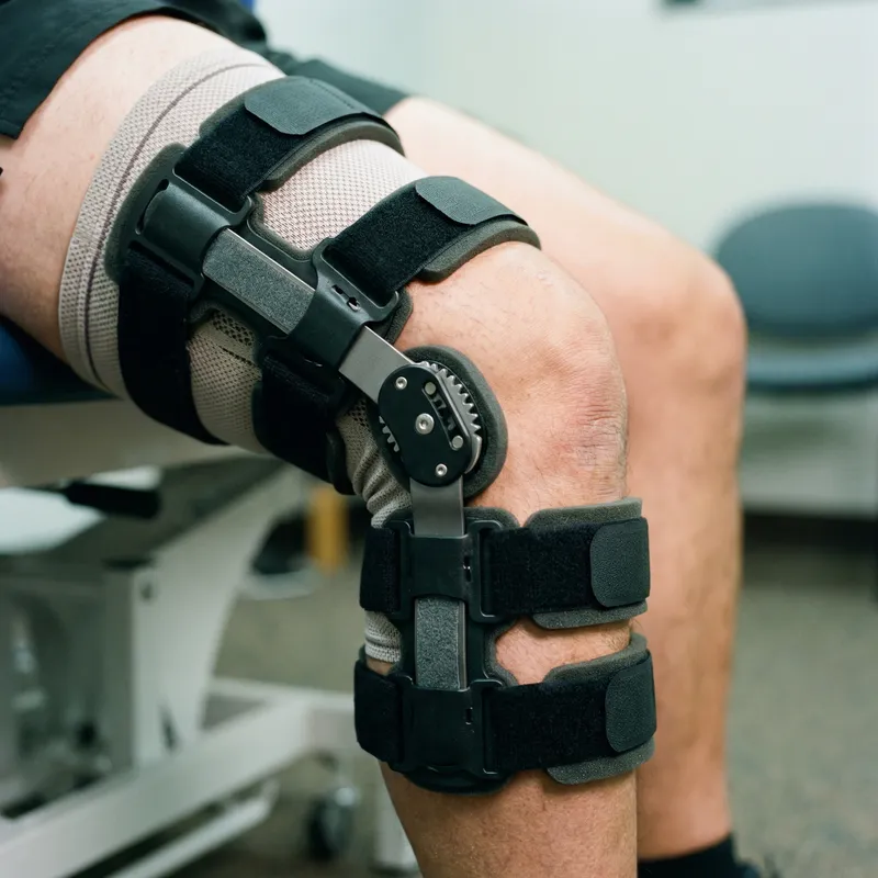 Knee Joint Restriction Brace - Support and Stability for Therapy