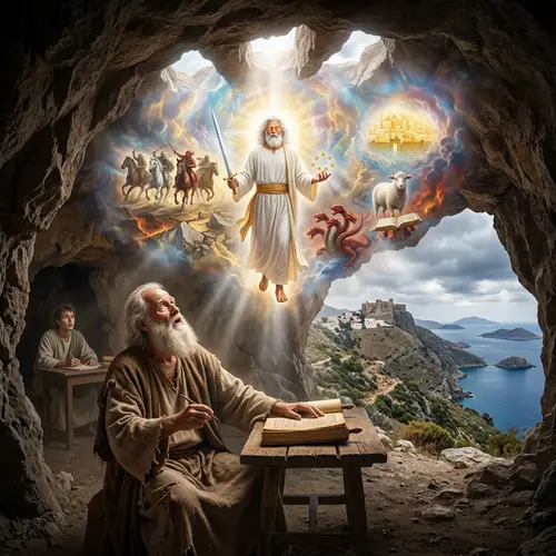 Apostle John on Patmos: Apocalyptic Visions