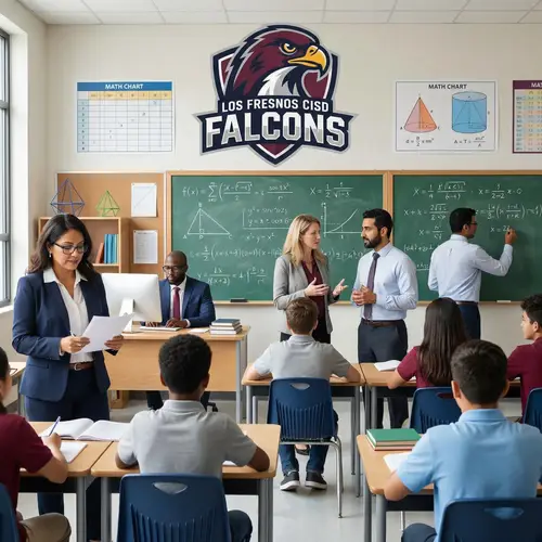 Diverse Math Teachers at Los Fresnos CISD Engaging Students