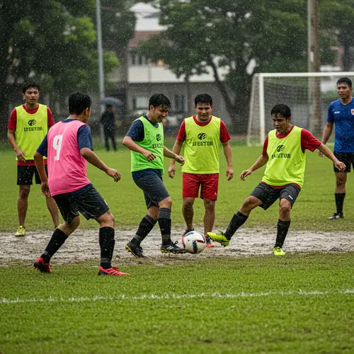 Playing Soccer in the Rain: A Fun Experience