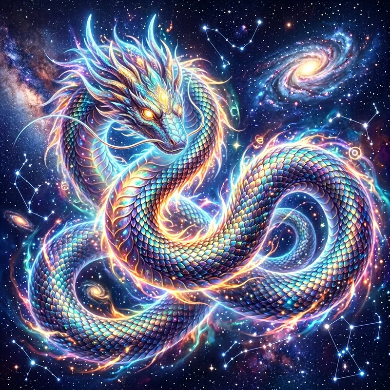 Godlike Serpent - Majestic Divine Being