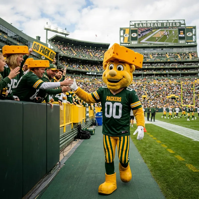 Packers Mascot: Cheer for the Home Team! Packers Mascot: Cheer for the Home Team!