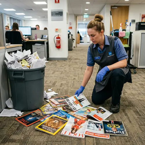 Professional Office Cleaning Services | Colorful Magazines Scene