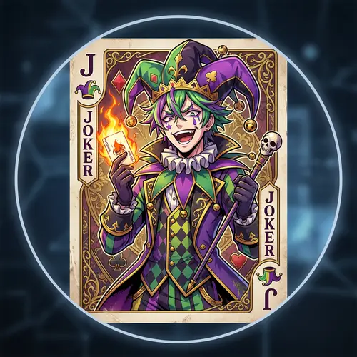 Anime Joker Card for Teams Profile Picture