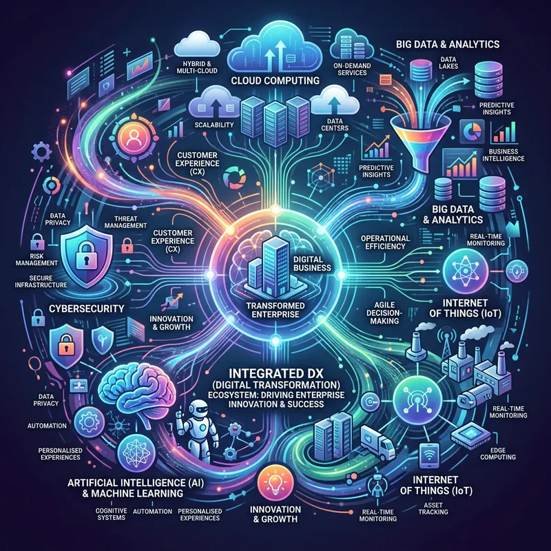 DX Ecosystem in Action: Empowering with Cloud, AI, IoT, Cybersecurity, Big Data