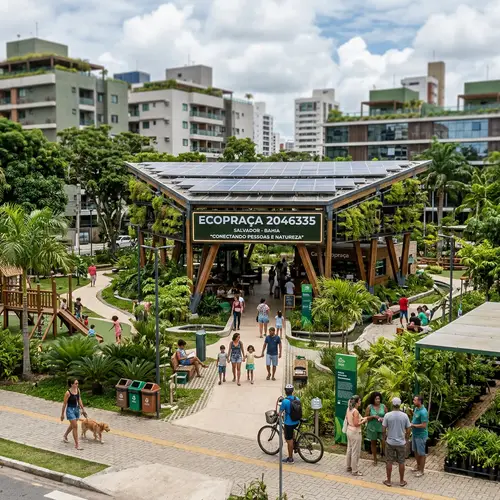 Explore Ecopraça: Eco-Friendly Community Spaces