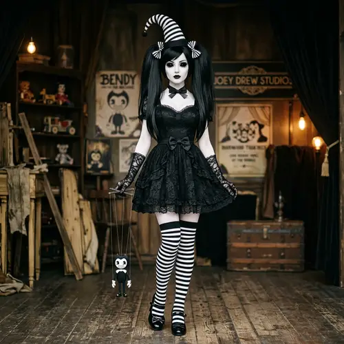 Elegant Alice-Inspired Character Design