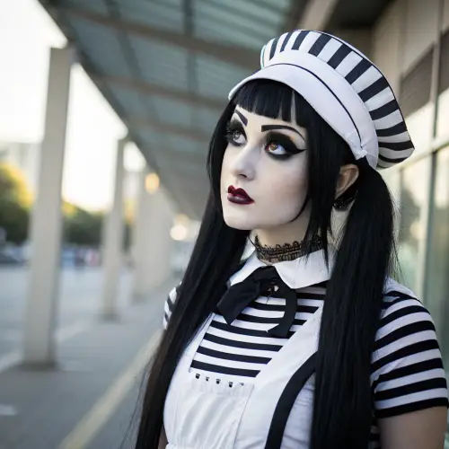 Elegant Alice-Inspired Character Design