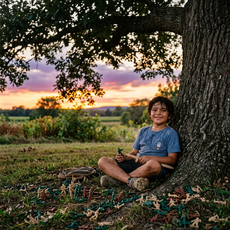 Brave Boy Conquers 100 Warriors: An Epic Resting Tale