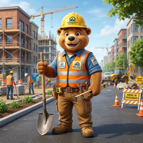 Friendly Corporate Mascot for Community Development