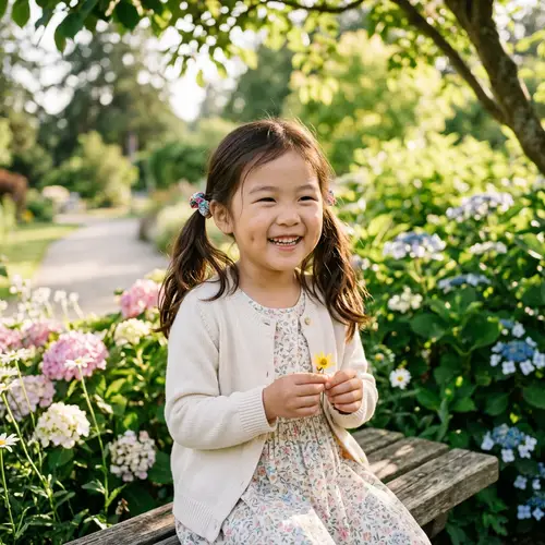 Beautiful Asian Little Girl - Portrait Photography