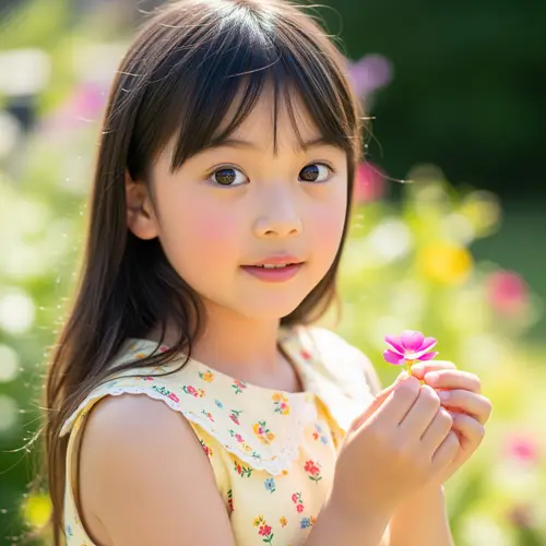 Beautiful Asian Little Girl - Portrait Photography