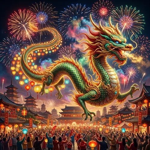 New Year Dragon: Celebrating With Fireworks & Folklore
