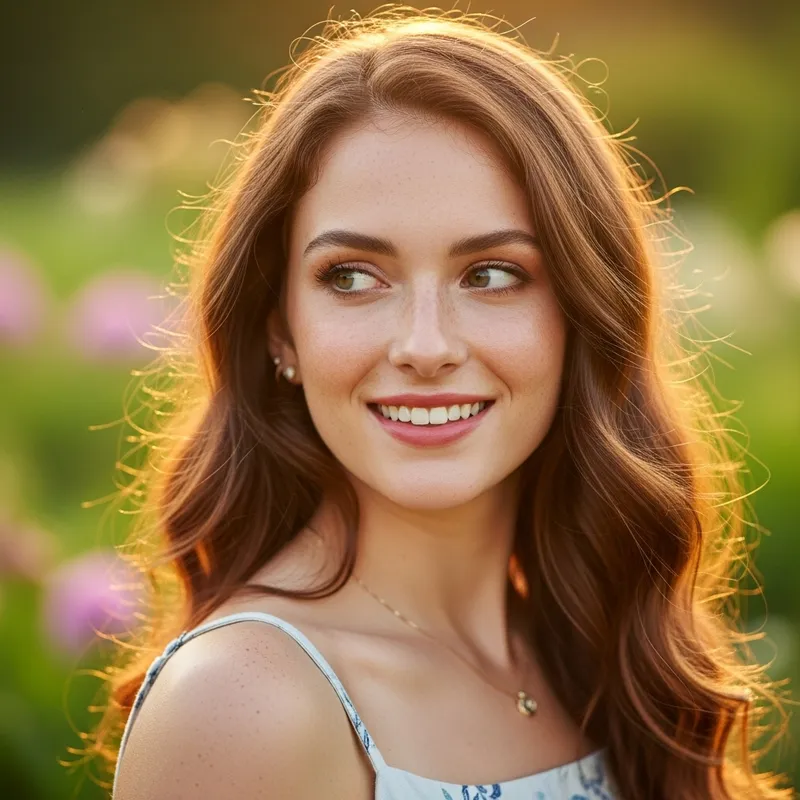 Stunning Beauty: Captivating Young Woman