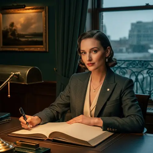 Timeless Elegance: Old Money Aesthetic Portrait