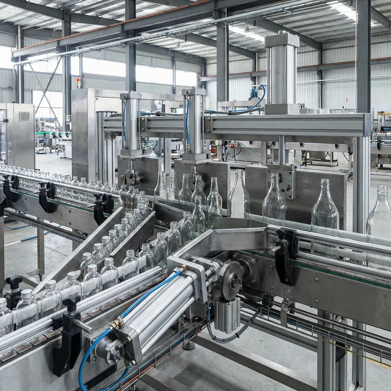 Conveyor Belt System for Sorting Bottles Conveyor Belt System for Sorting Bottles