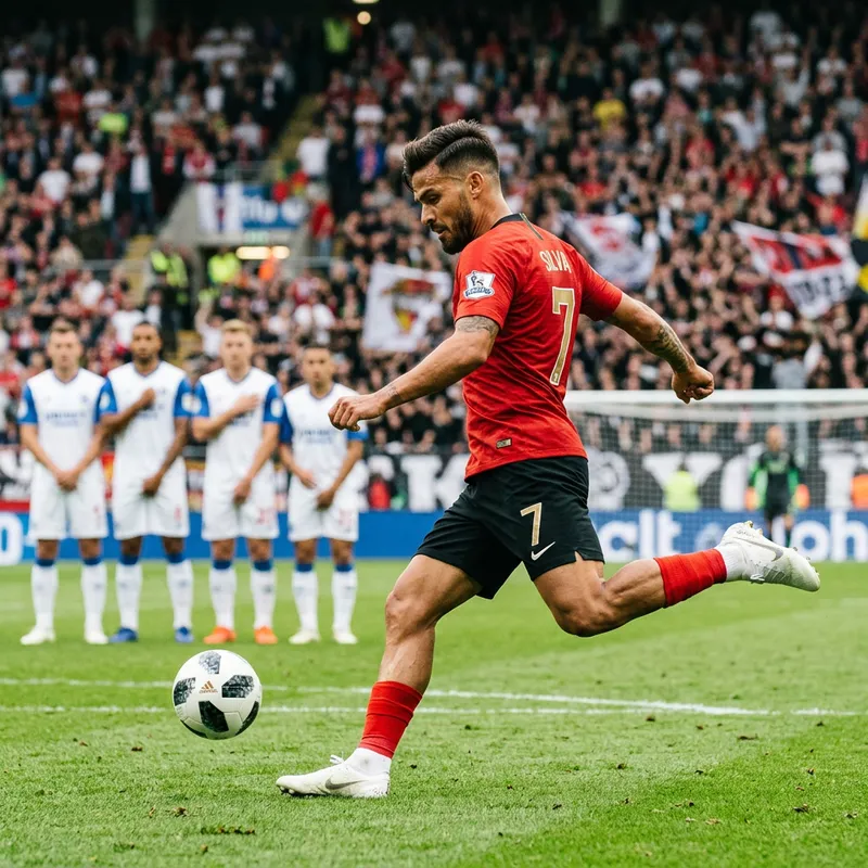 CR7: Agile Football Player with Jersey Number 7 | Skilled & Determined