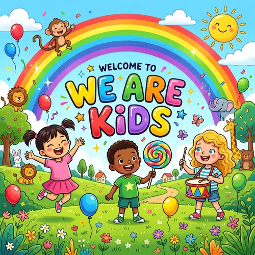 Fun YouTube Banner Design for Kids Channel