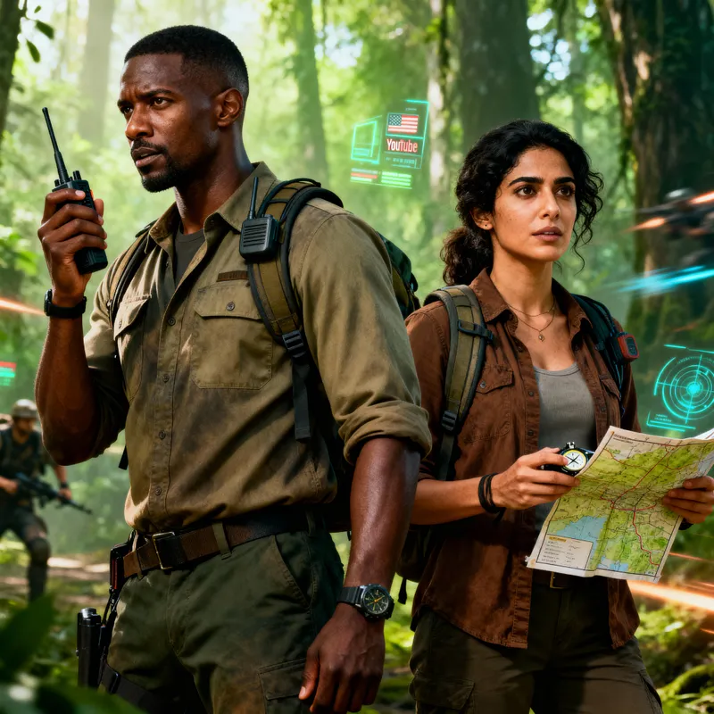 Exciting YouTube Thumbnail for Action Game