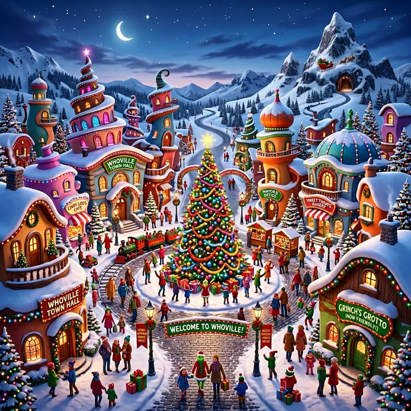 Modern Realistic Dr. Seuss Whoville Modern Realistic Dr. Seuss Whoville