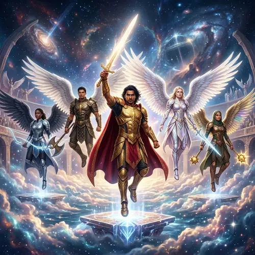 Celestial Battle: Miguel and Angel Companions Ready for Struggle