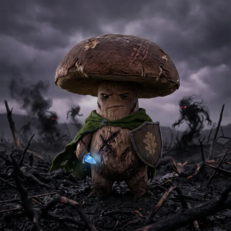 Heroic Mushroom: Defying Malevolent Forces with Resilience Heroic Mushroom: Defying Malevolent Forces with Resilience
