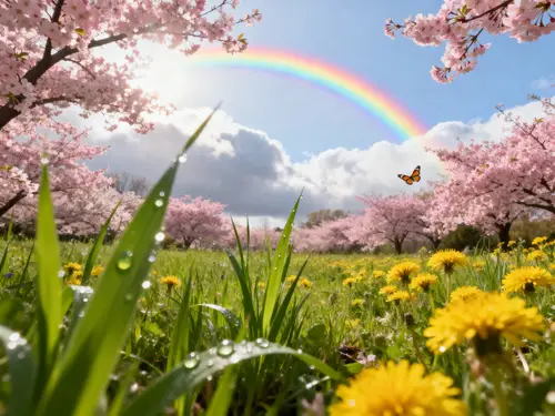 Rainbow Spring: A Vibrant Seasonal Renewal