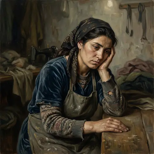 29-Year-Old Tajik Woman: Portrait of Hardship and Resilience