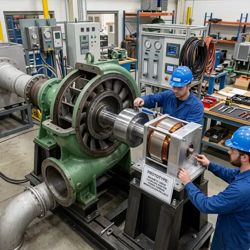 Modify Hydro Turbines with Magnetic Driven Engines