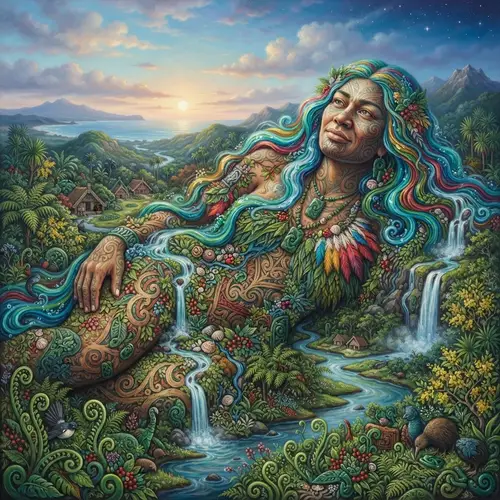Papatuanuku: Ethereal Renaissance Artwork Inspiration