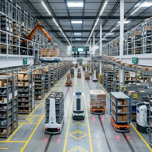 Smart Warehouse with Robots