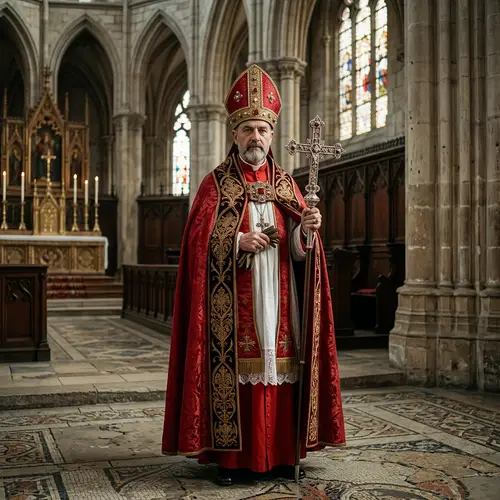Regal 15th Century European Cardinal Portrait