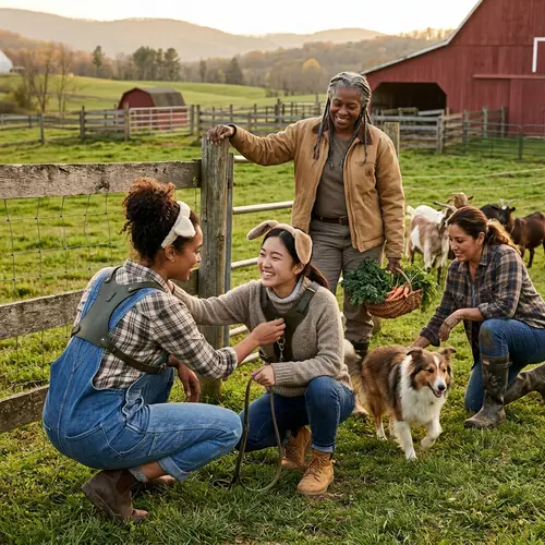 Diverse Women in Farming: A Petplay Scene