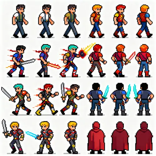 Sprite Creation for Godot Game Ideas