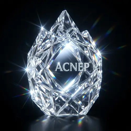 Exquisite ACNEP Crystal - Spectacular Shine & Prismatic Reflections