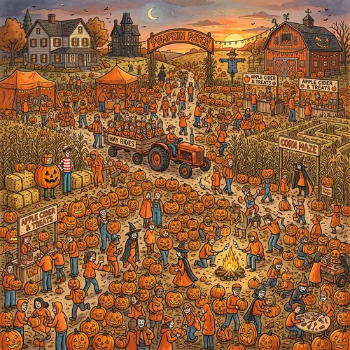 Find the Hidden Characters in Our Pumpkin Patch!