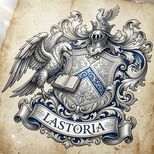 Elegant Noble Family Crest Design - Lastoria