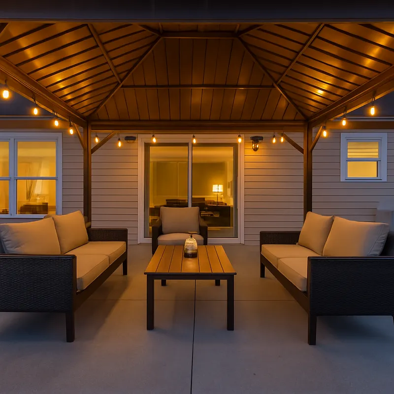 Stylish New Patio Furniture and Lights