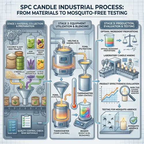 SPC Candle Making Process - Ingredients, Equipment, Production