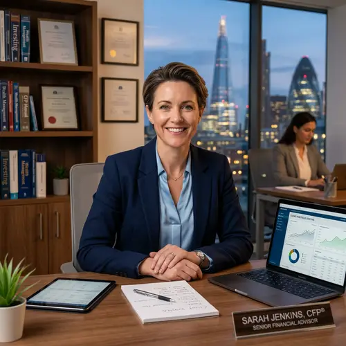 Expert Finance Adviser Character Concept