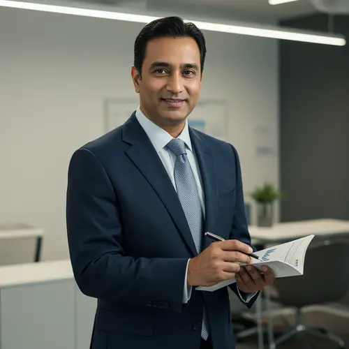 Expert Finance Adviser Character Concept