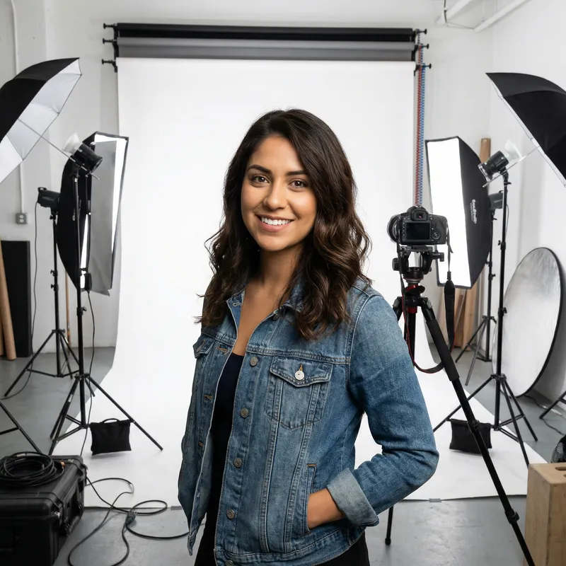 25-Year-Old Hispanic Female with Brown Hair and Brown Eyes at Photoshoot 25-Year-Old Hispanic Female with Brown Hair and Brown Eyes at Photoshoot