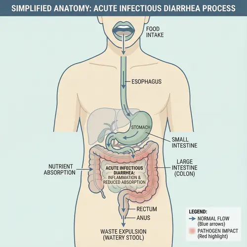 Understanding Acute Infectious Diarrhea Anatomy