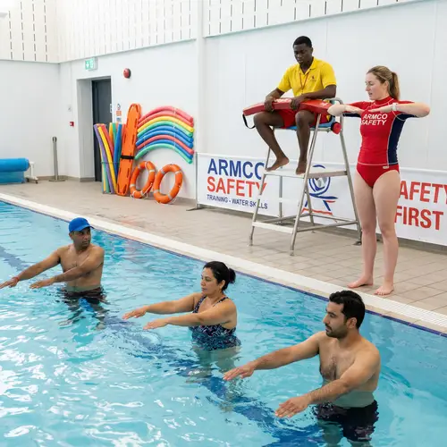 Armco Employee Swim Lessons: Safety Skills Training