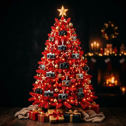 Digital Christmas Tree Design | Festive & Vibrant Imagery