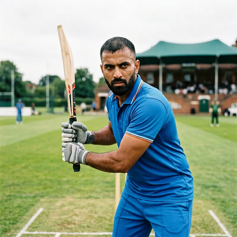 Virat Kohli | Muscular Cricket Action in Blue Uniform