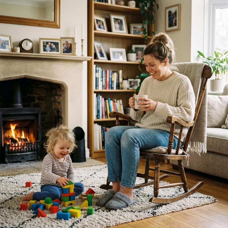 Sweet Mom and Child: Heartwarming Tea Time Sweet Mom and Child: Heartwarming Tea Time