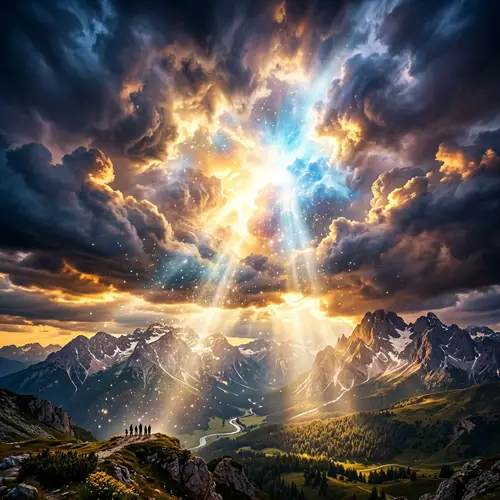 Divine Light: Majesty of God's Creation